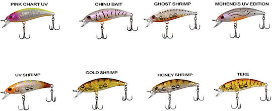Ryuji Baby Τεχνητό Δόλωμα Ψαράκι (Minnow) Flash
