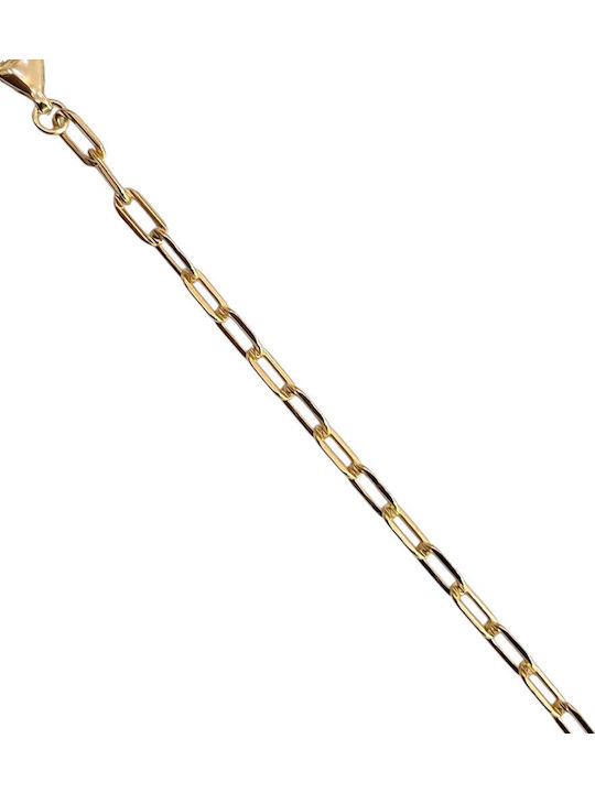 Prince Silvero Damentrailing mit Herz-Design aus Silber Vergoldet mit Zirkon 15cm