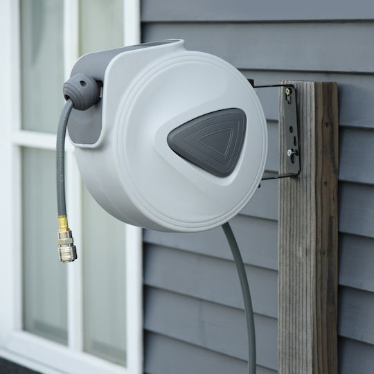 Durhand Automatic Garden Hose Box with Hose 15m