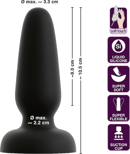 You2Toys Plug anal Mici Neagră