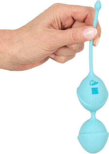 You2Toys Двойно Дилдо с тестиси Син