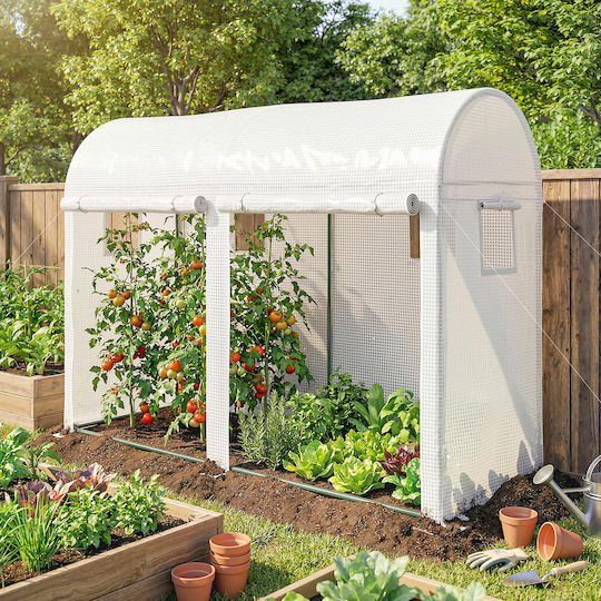 Outsunny 845-416V00WT Tunnel Greenhouse 3x1x2m