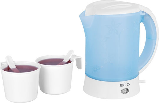 ECG Fierbător de Călătorie 500ml 650W Albastru
