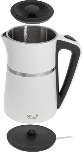 Adler Βραστήρας 1.7lt 2200W Λευκός