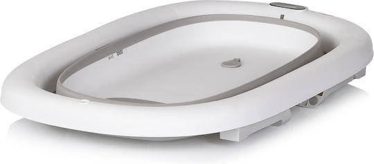 Chipolino Babybadewanne mit Ständer mit Thermometer Graue