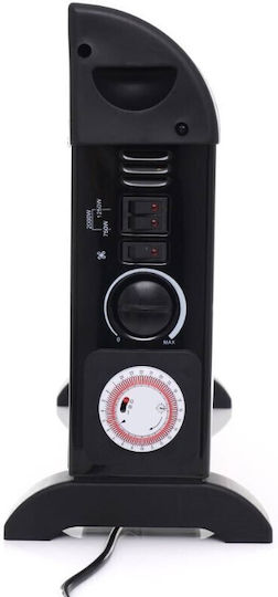 Tagred Θερμοπομπός Δαπέδου 2000W 53x39cm Μαύρος