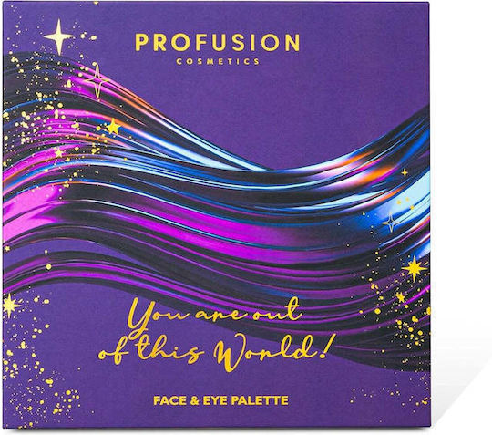 Profusion Cosmetics Paletă cu Fard de pleoape în Formă Solidă 23 Nuanțe 26gr