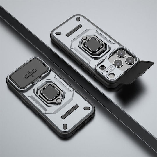 Camera Cover Hard Case Ring Grey Apple iPhone 17 Pro/18 Pro
