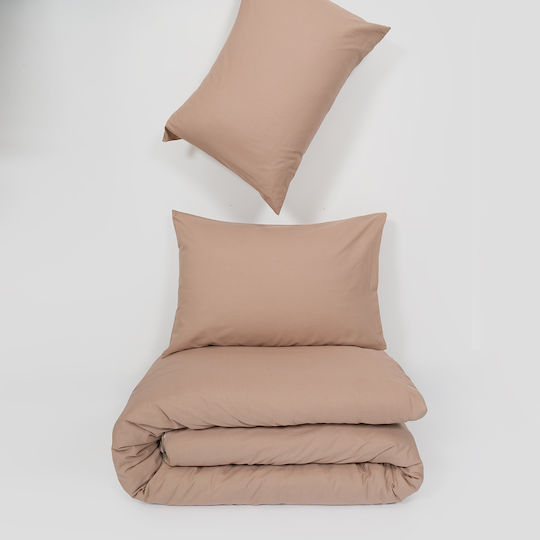 Παπλωματοθήκη Μονή Σετ 165x245 2 Όψεων Naf-naf Hue Coblestone Laurel Oak