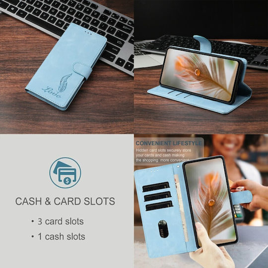 Love Mobile Phone Case Wallet Sky Blue Apple iPhone 17 Pro/18 Pro