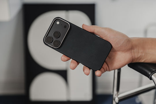 Калъф Mageasy Kev Арамидно Влакно Тъмен Черен iPhone 18 Pro Max/17 Pro Max