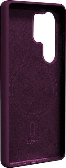 Etteri Силиконов Калъф За Samsung Galaxy S25 Ultra Тъмна Череша