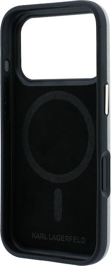 Karl Lagerfeld Etui Saffiano Small Script Metal Logo Magsafe Do Iphone 18 Pro Max 17 Pro Max Bezowy Klhmp18x6pwskse