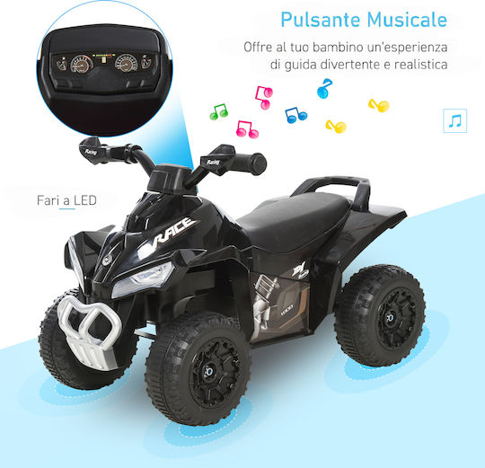 HomCom Αυτοκινητάκι Ride On Μαύρο
