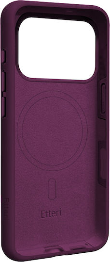 Etteri Silikon Mag Case iPhone 17 Pro Max 18 Pro Max 6 9 Zoll Dunkle Kirsche