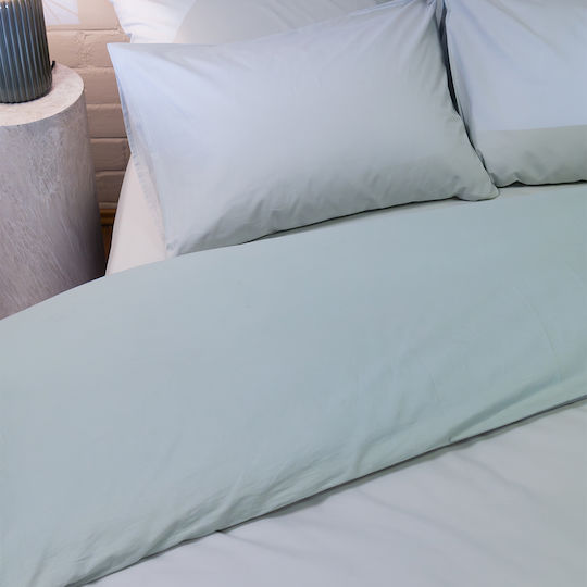 Παπλωματοθήκη Μονή Σετ 165x245 2 Όψεων Naf-naf Hue Grey Violet Ghost Grey