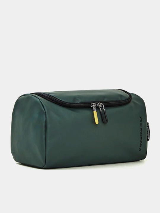 Козметичен Несесер Mandarina Duck Eco Coated Тоалетен Комплект P10osn04 Дълбоко Зелен