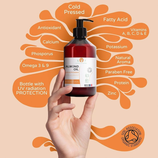 Ulei de migdale organic presat la rece 5000ml
