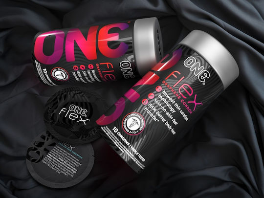 One Condoms 10 pcs 54mm Thin for Natural Feeling Natural Vegan