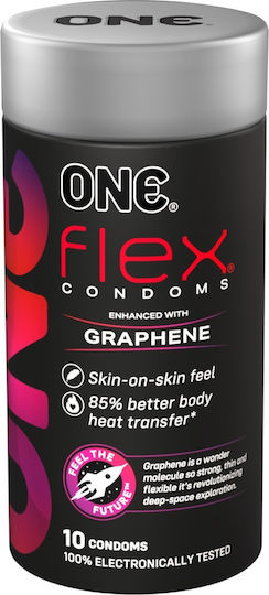 One Condoms 10 pcs 54mm Thin for Natural Feeling Natural Vegan