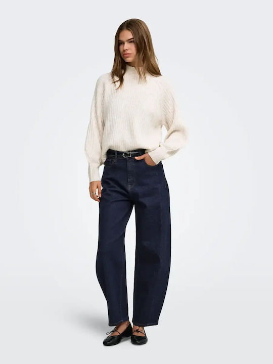 Damen Langärmeliges Pullover Ivoire
