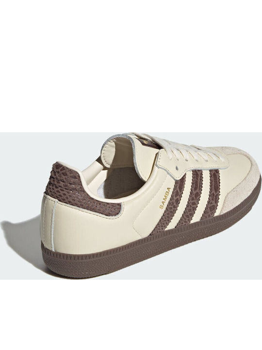 Samba OG Women's Sneakers Cream Earth Strata Maroon