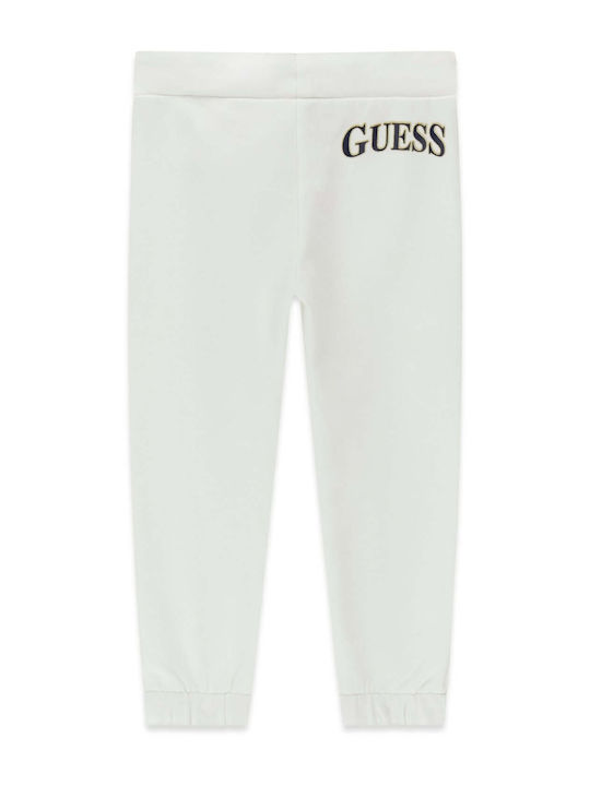 Pantaloni de trening pentru copii crem