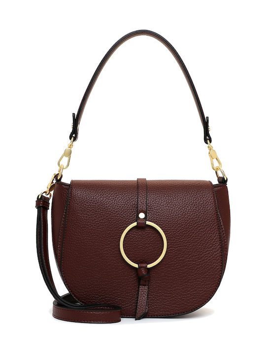 Damen Schultertasche Braun