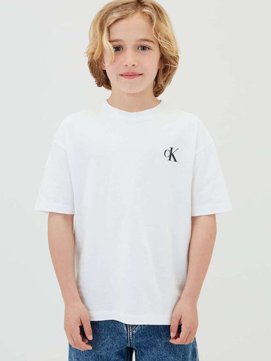 Σετ Παιδικά T-shirts Λευκό Monogram Top