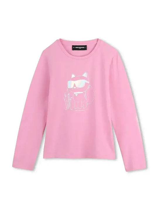 Kids Long-sleeved Pink Top