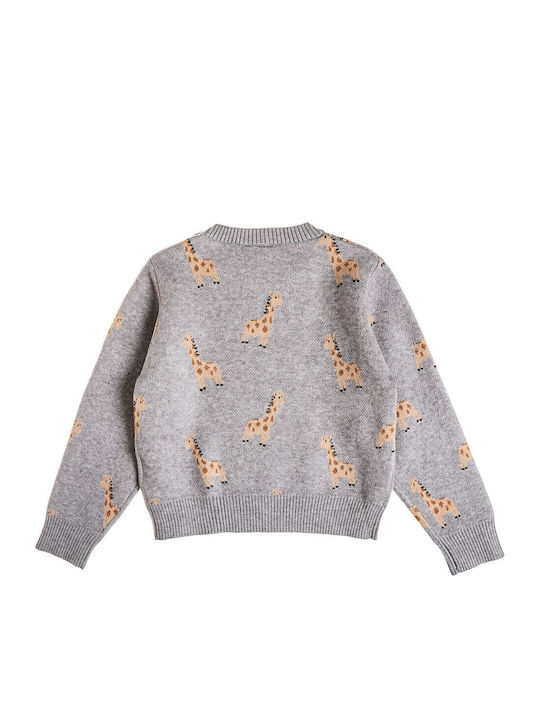 Kids Long-sleeved Grey Sweater