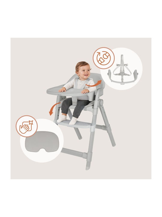 Lionelo Foldable Baby Highchair 3 in 1 with Adjustable Height Beige