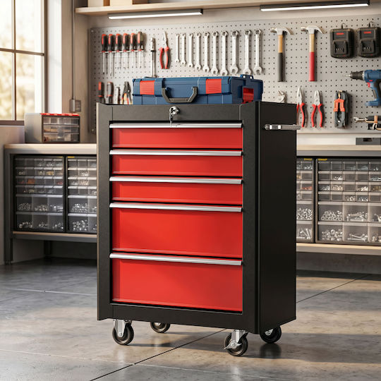 HomCom Metal Tool Chest