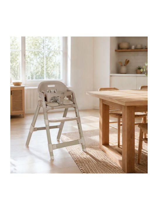 Lionelo Foldable Baby Highchair 3 in 1 with Adjustable Height Gray