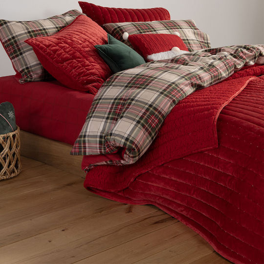 Nef-Nef Homeware Sherpa Comforter Super King Sweet Christmas