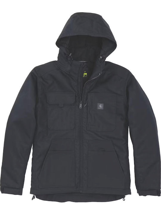 Waterproof and Windproof Jacket Black