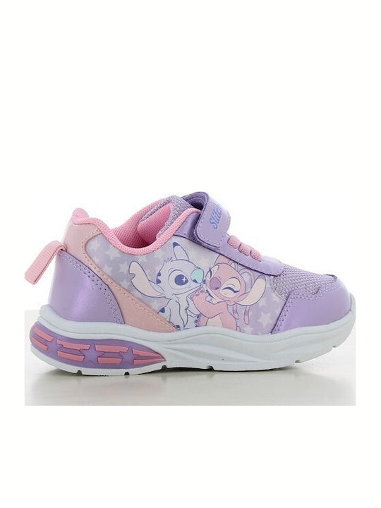 Kinder Sneaker mit Lichtern Flieder