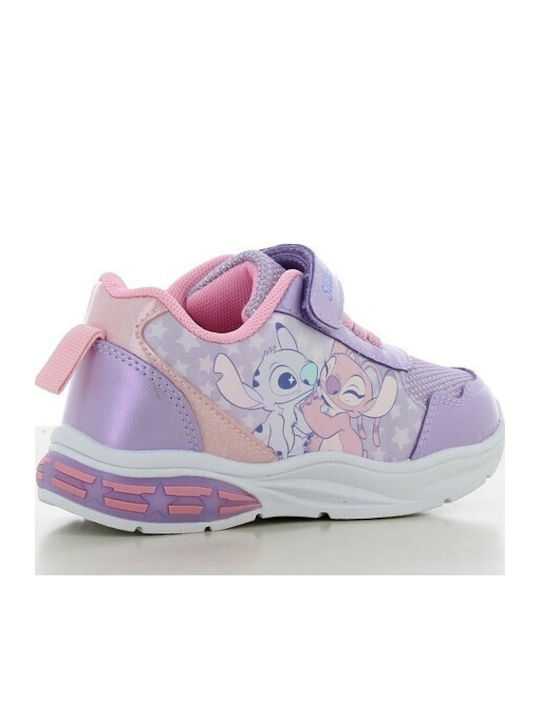 Kinder Sneaker mit Lichtern Flieder