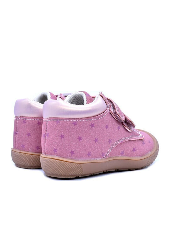 Kinder Sneaker Hoch Rosa