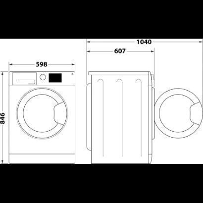 Indesit CYD103DWWIT Wäschetrockner 10kg mit Wärmepumpe