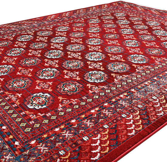 Polcarpet Kazak Oriental Modern Bedroom Rug Sets Cotton Burgundy 3 Pieces
