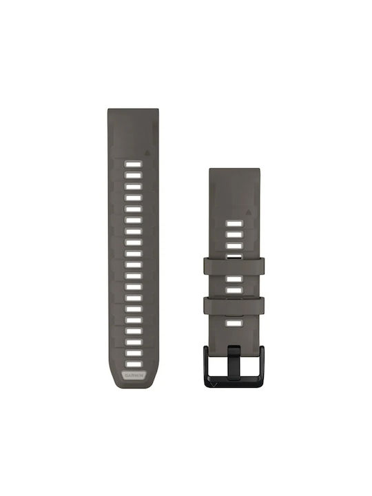 Garmin Watch Bands Quickfit 22mm Pebble Gray Silver Gray Black 010-14509-00 Garmin Watch Bands Quickfit 22mm Pebble Gray Silver Gray Black 010-14509-00