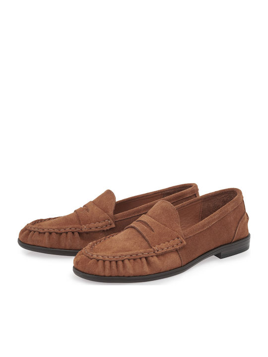 Damen Mokassins in Tabac Braun Farbe