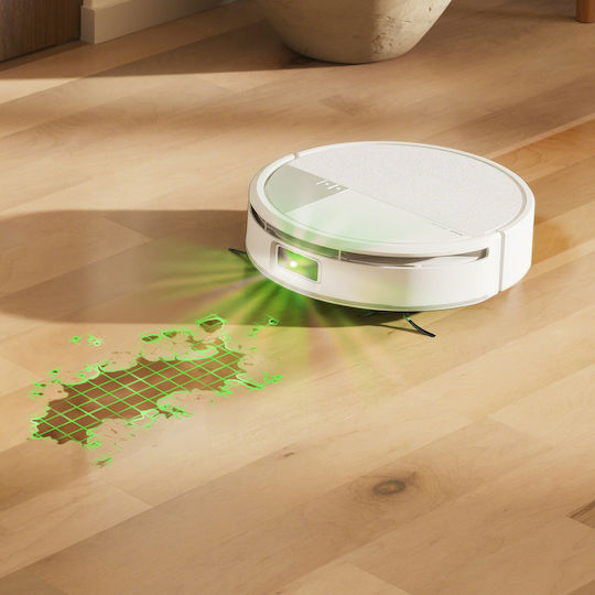 iRobot Roomba Max 775 Combo + AutoWash Σκούπα Ρομπότ με Χαρτογράφηση Laser & Απορρόφηση 30000Pa Λευκή