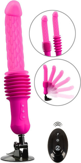 You2Toys Klassischer Vibrator mit Fernbedienung 36,8cm Rosa