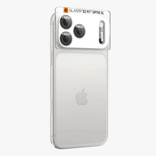 Протектор За Задна Камера Spigen Glastr Ez Fit Optik Pro Xl Apple iPhone 18 Pro Max Закалено Стъкло Сребрист Agl12042