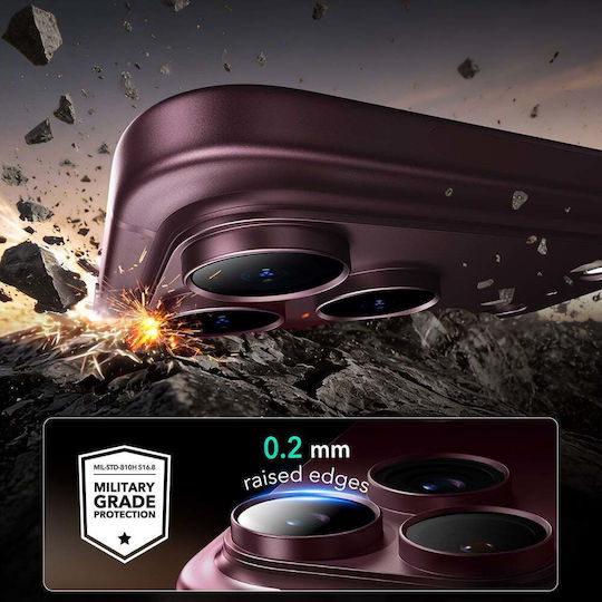 ESR Armorite Pro Apple iPhone 18 Pro Rear Camera Protection Case Tempered Glass Dark Violet