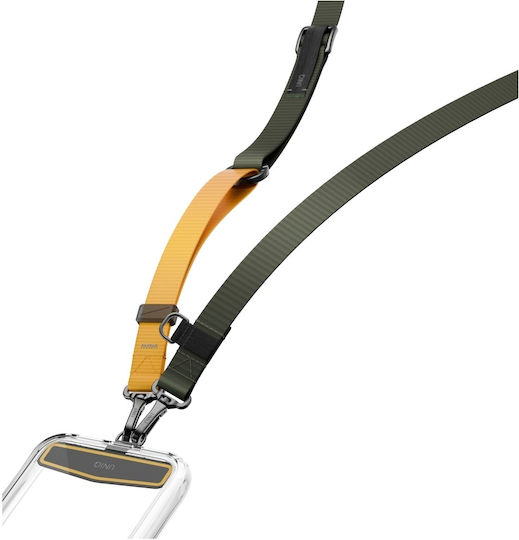Uniq Vista Flex 2-in-1 Handydekoration Tie Deep Forest Canary Gelb