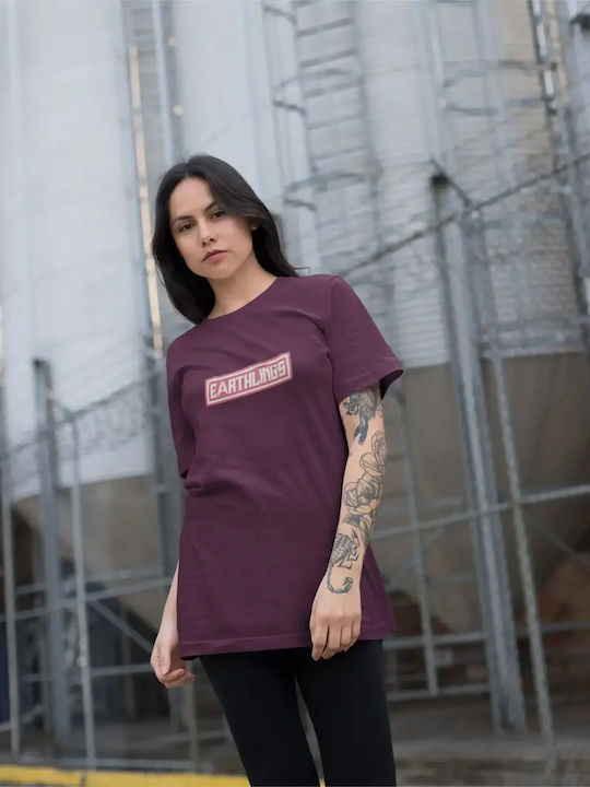 Earthlings Star Trek W T-shirt Черна