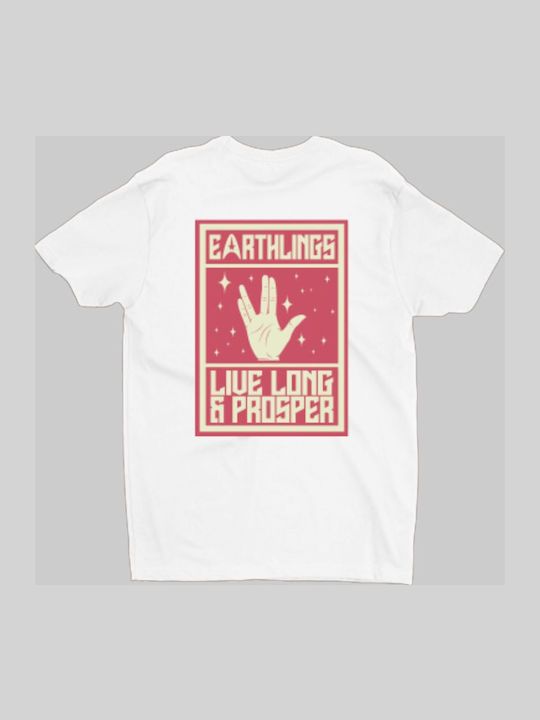 Earthlings Star Trek T-shirt Черна